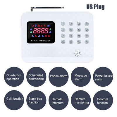 

GSM Alarm System with Digital LCD Display Wire-less Home Security System with Remote Control