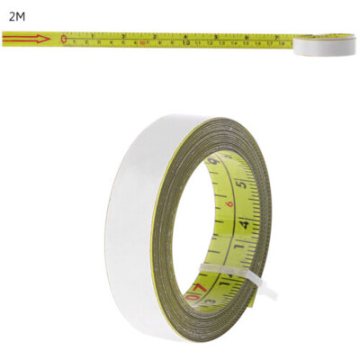 

Inch & Metric Self Adhesive Tape Steel Measure Miter Saw Scale Miter Track Ruler