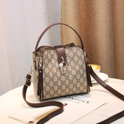 

Shangxin Womens Bag Chaozhou Korean Edition Simple Baitao Fashion Handbag Single Shoulder Bag Slant Bag