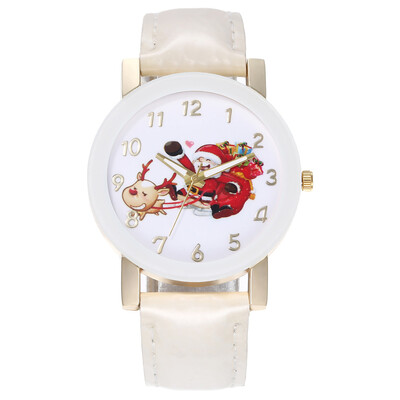 

New Christmas elements series digital scale belt watch men&women models couple watch wrist watch