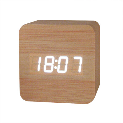 

Gobestart Creative Temperature Display Sounds Control Electronic LED Alarm Clock