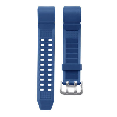 

TPU Watch Band Wrist Strap wDual Row Ventilation Holes for Fitbit Charge 2