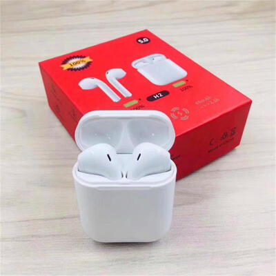 

H2 Bluetooth 50 Wireless Earphones Pop-Up Touch Control Noise Reduction Stereo Sport Earbuds With Mic Charging Case