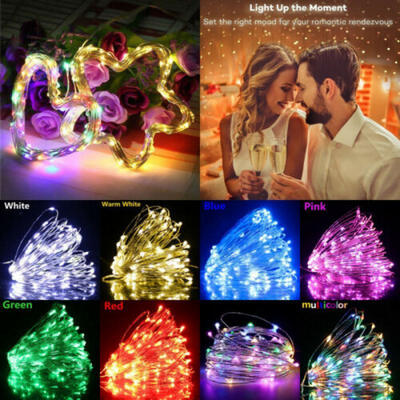 

100LED 10m Fairy Curtain String Lights Wedding Party Room Decor Light Xmas Light