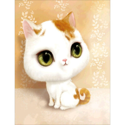 

Lovely Cat Cartoon Style 5D DIY Full Square Diamond Painting Home Party Diamond Rhinestone Embroidery Cross Stitch