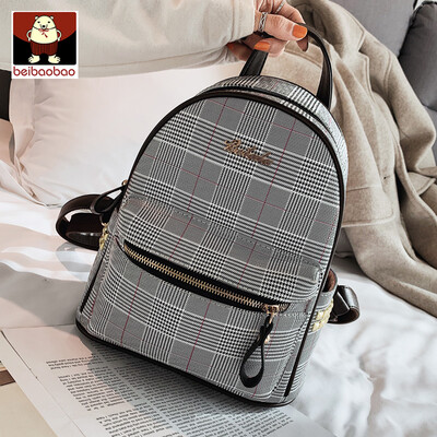 

2019 new trend Korean fashion plaid shoulder bag ins simple academic style shoulder bag