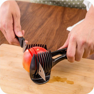 

New Tomato Slicer Fruit Cutting Machine Station Utensilios De Cozinha Assistant Resting Tomato Lemon Shreadders Slicer