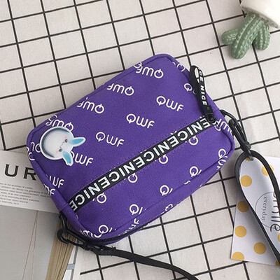 

2019 fashionable new Korean single-shoulder bag cloth bag womens bag water-washing Oxford small-cloth bag inclined package ba