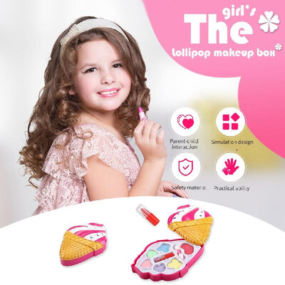 

Girls Makeup Kit for Kids Kids Washable Makeup Set Girls Play Cosmetics Set Fashion Makeup Kit for Kids
