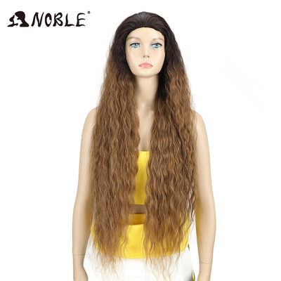 

Noble Synthetic Hair Wig 36" Inch Short Curly Blonde Wigs For Black Women Synthetic Wigs Heat Resistant Free Shipping