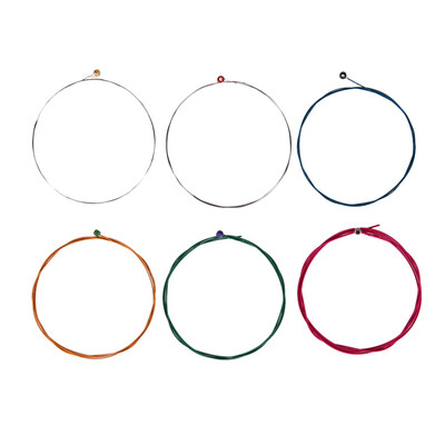 

6pcs Guitar String Hexagonal Core Bronze for Folk Acoustic Guitar