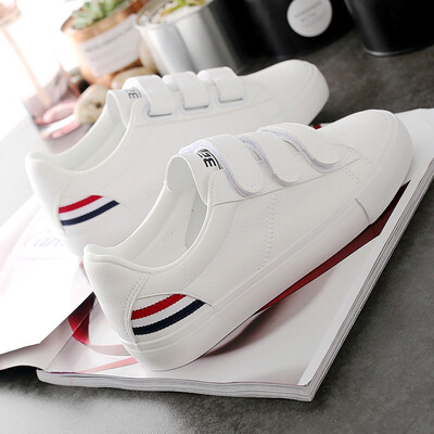 

Small white shoes womens autumn 2019 new Joker student shoes summer hook&loop womens shoes sports casual autumn shoes