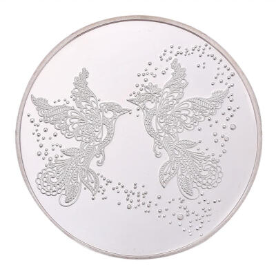 

Peafowl Love Plating Commemorative Coin Souvenir Collection Crafts Gifts