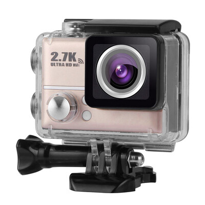 

20 Inch LCD 27K 30FPS Ultra-HD 1080P 60FPS 14MP Wifi Cam Action Camera Support for HDMI AV-Out FPV 170° Wide-Angle Lens with Div