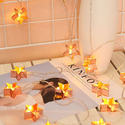 

Gobestart Battery Operated16M 10LED Iron Heart Light String Best Party Wedding Decoration