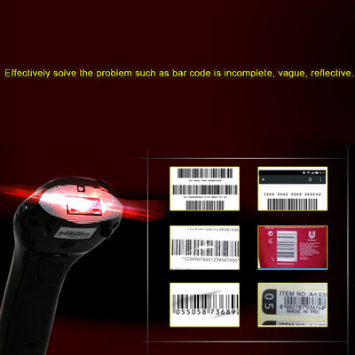 

One Dimensional CCD Image Type Red Light Scanning Gun Mini Handheld Cable Long Distance Barcode Scanner