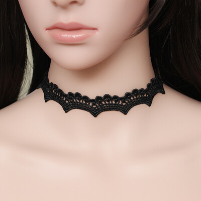 

New Black Lace Short Choker Necklace Girls Punk Elegant Trendy Women Korean Necklace Fashion Jewelry