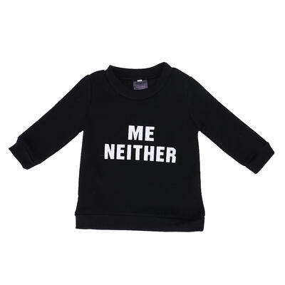 

Autumn Kids Baby Girls Print Letters Pullover Family Matching Sweatershirt