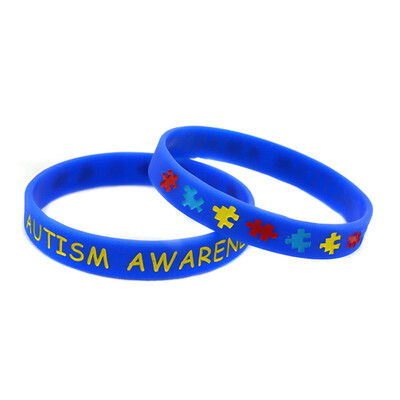 

Autism Awareness Silicone Wristband Bracelet Jewelry Gifts
