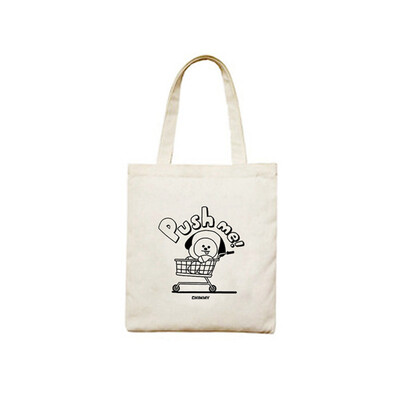 

Bangtan Boys Jungkook Jimin V Suga Jin J-Hope RM Printed Handle Tote Bags Handbag Messenger Shopping Bag