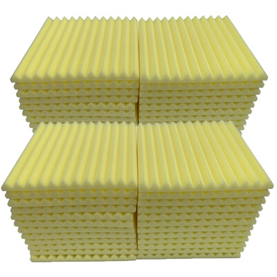 

〖Follure〗48Pcs Acoustic Foam Panel Sound Stop Absorption Sponge Studio KTV Soundproof
