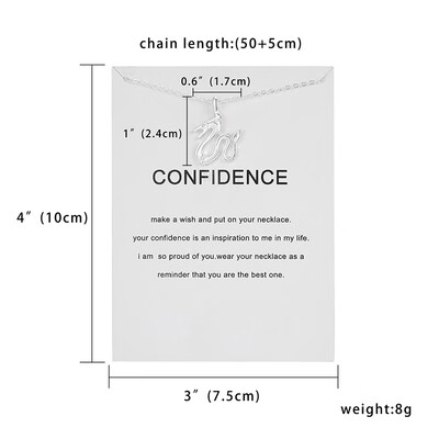 

Rinhoo Fashion Jewelry Animal Ornaments Zodiac Confidence Dragon Logo Alloy Clavicle Pendants Short Necklace Gift for Women Girl