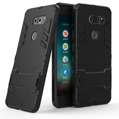 

Goowiiz Phone Case For LG Q6G7V30V30sK8 2018 Armor PCTPU Silicone Hard Bracket Double Protection