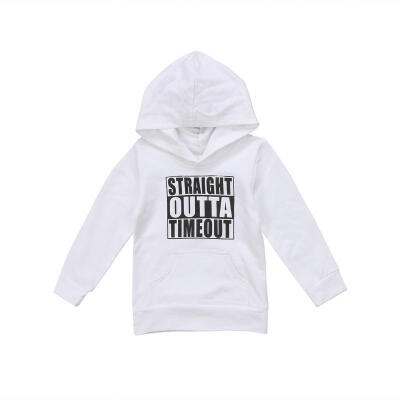 

Casual Toddler Newborn Baby Boy Girl Hoodie Tops Hooded Sweatshirt Outdoor NEW2 style Letter Print