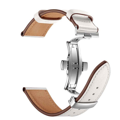 

〖Follure〗Butterfly buckle Leather Wrist Watch Strap Band For IWatch Apple Watch 4 44mm