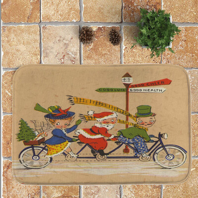

〖Follure〗Merry Christmas Welcome Doormats Indoor Home Carpets Decor 40x60CM