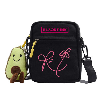 

BLACKPINK Peripheral Shoulder Bag Canvas Bag Student Messenger Bag