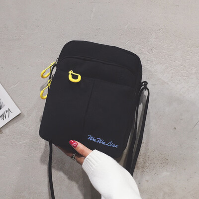 

Bag female canvas bag female slanted ins style Day Department Korean version of students in the original campus single shoulder ba