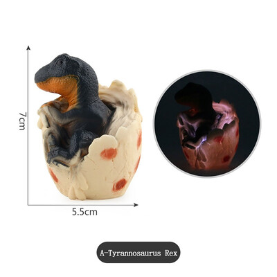 

Siaonvr Novelty Simulation Glowing Dinosaur Egg Light Model Childrens Toys Gifts