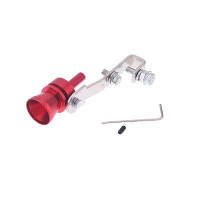 

Turbo Sound Whistle Exhaust Pipe Tailpipe Blow-off Valve Aluminum  Red