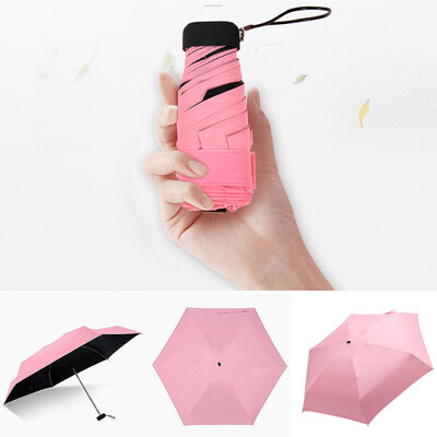 

Siaonvr Flat Lightweight Umbrella Parasol Folding Sun Umbrella Mini Umbrella