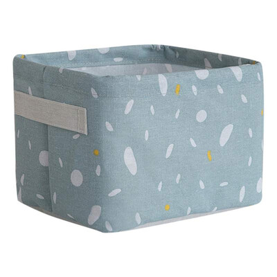 

Household Cotton Linen Storage Basket Desktop Debris Toy Storage Box Multi-Function Storage Box
