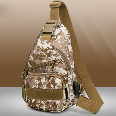 

Tailored Mens Shoulder Chest Bag Solid Color Shoulder Bag Outdoor Multifunction Bag