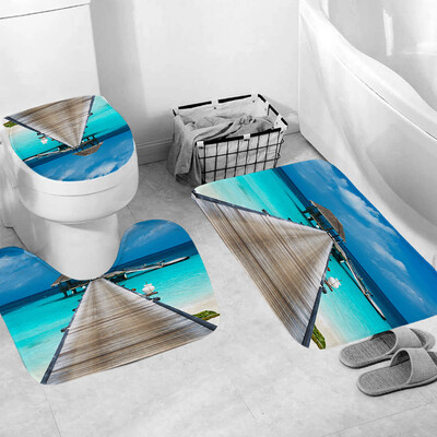 

〖Follure〗3pcs Non-Slip Fish Scale Bath Mat Bathroom Kitchen Carpet Doormats Decor