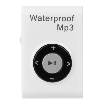 

Mini IPX8 Waterproof 4GB MP3 Player Stereo Lossless Music Player FM Radio