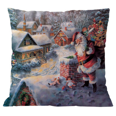 

〖Follure〗Cotton Linen Christmas Pillow Case Sofa Car Throw Cushion Cover Home Decor