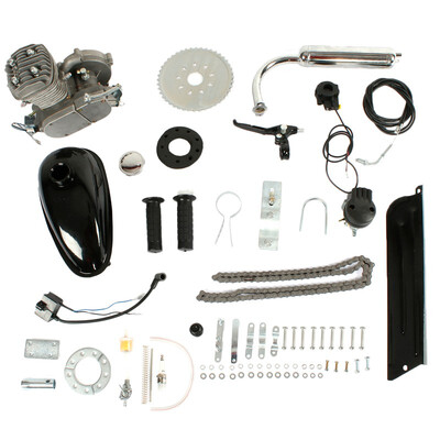 

Ktaxon 80cc Bike Cycling Motorized Bicycle Engine Motor Kit Muffler Petrol Gas 2-Stroke