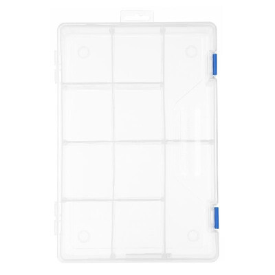 

Transparent Plastic Storage Box Multiple Compartments Slot Hardware Box Organizer Jewelry Tools Electronic Components Container Fi