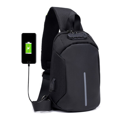 

Tailored Men Shoulder Bag Sling Chest Pack Sports Crossbody Handbag Casual Chest Bag Fast