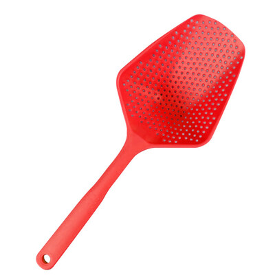 

Plastic Water Ice Shovel No Sticky Filter Strainer Long Colander Kitchen Gadget