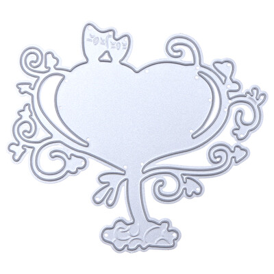 

Love Heart Tree DIY Metal Embroidery Craft Stencil Scrapbook Cutting Die