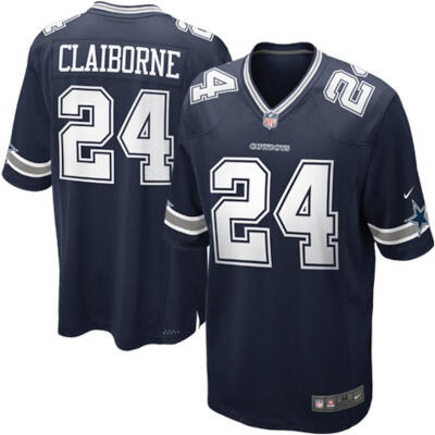 

Mens Football Jersey Dallas Cowboys Morris Claiborne Navy Blue Team Color Game Jersey