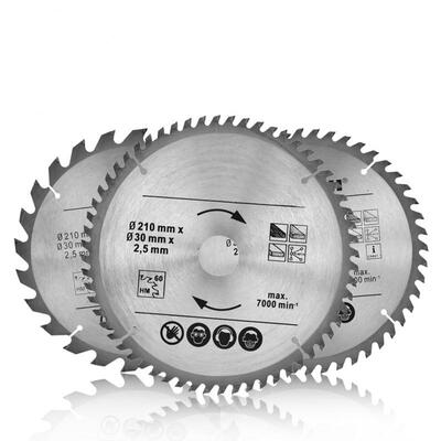 

Greensen Circular Saw Blade 210mm 24 48T 60T TCT Saw Disc Blade 30mm Bore