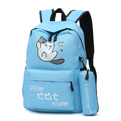 

Chic schoolbag girl Korean version Yusuku ulzzang junior high school students backpack canvas ins Shoulder Bag Girl