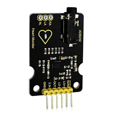 

Keyestudio KS0261 AD8232 ECG Heart Monitoring Measurement Sensor Module