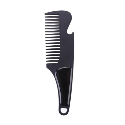 

1pc Durable Stainless Steel Comb Mini Metal Beard Comb Hairdressing Tools